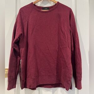Women’s JCREW sweatshirt with zipper detail